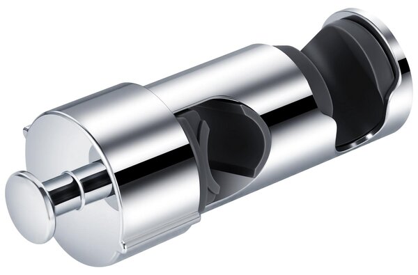 Nastavitelný držák ruční sprchy, bez nutnosti vrtání, pro sprchové tyče o průměru 15-27 mm