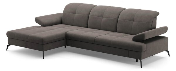 ROHOVÁ SEDAČKA, textil, barvy grafitu Sit & More - Sedací soupravy, Online Only