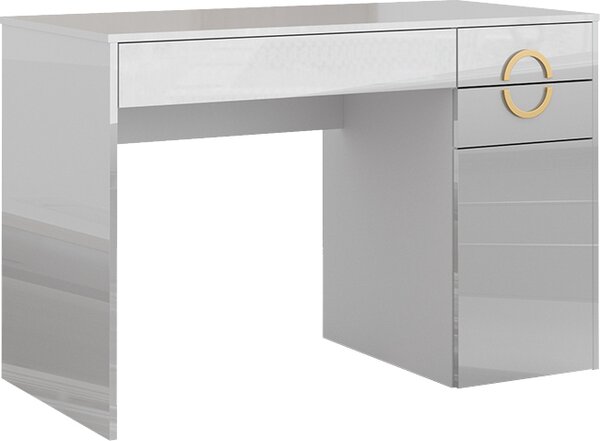 Toaletní stolek Vicco Adela Bílá 115 cm se 3 zásuvkami, Model 40813