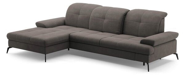 ROHOVÁ SEDAČKA, textil, barvy grafitu Sit & More - Sedací soupravy, Online Only