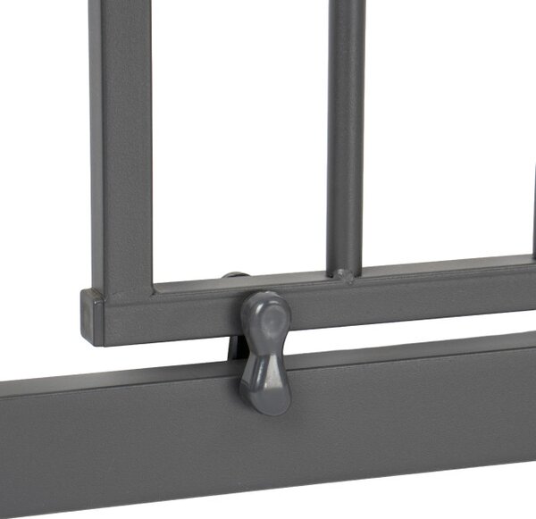 Bezpečnostní zábrana na schody VILO antracitová 75-113 cm
