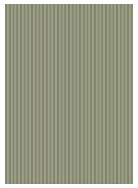 Balicí papír Moss green stripes – 5 m