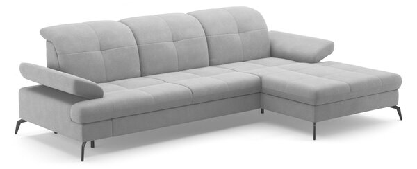 ROHOVÁ SEDAČKA, textil, šedá Sit & More - Sedací soupravy, Online Only
