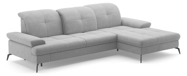 ROHOVÁ SEDAČKA, textil, šedá Sit & More - Sedací soupravy, Online Only
