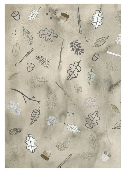 Balicí papír Forest treasures – 5 m