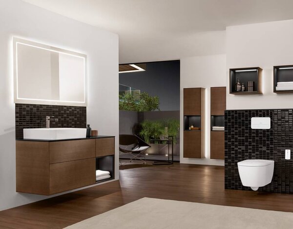 Villeroy & Boch Finion - Umyvadlo 600x470 mm, broušené bez přepadu, alpská bílá CeramicPlus 41686LR1