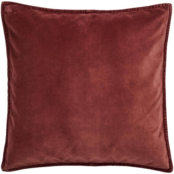 Sametový povlak na polštář Dusty Plum 52 × 52 cm