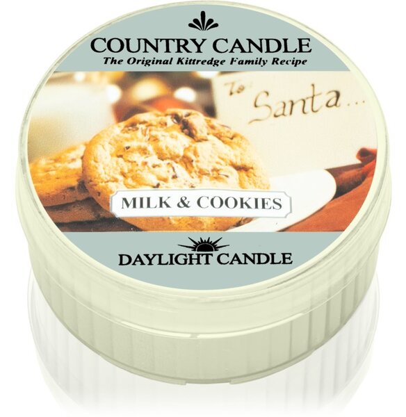 Country Candle Milk & Cookies čajová svíčka 42 g