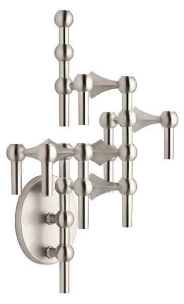 Nástěnný držák STOFF Nagel Brushed Chrome