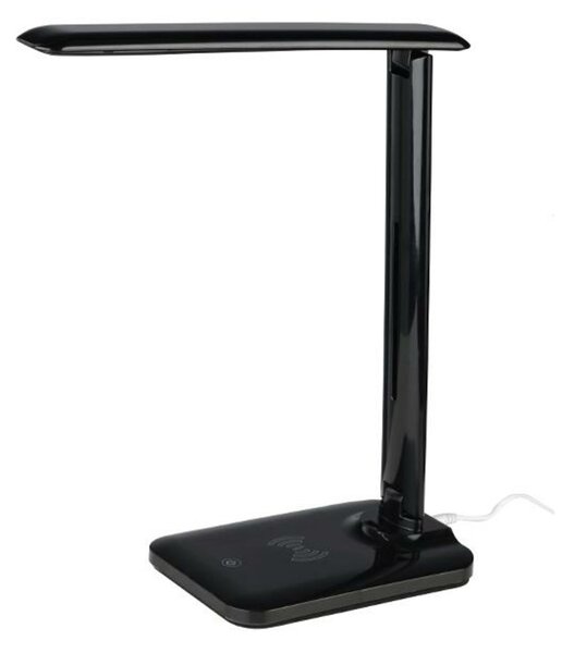 ACA Lighting stolní lampa LED 5W černá CCT 320LM dotykový spínač + bezdrátové/USB nabíjení FUTUR2 SF27LEDBK