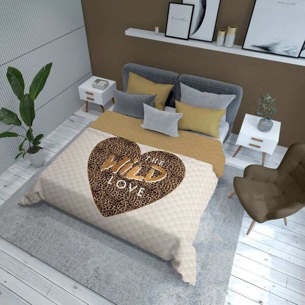 DETEXPOL Přehoz na postel Wild Love Polyester, 220/240 cm