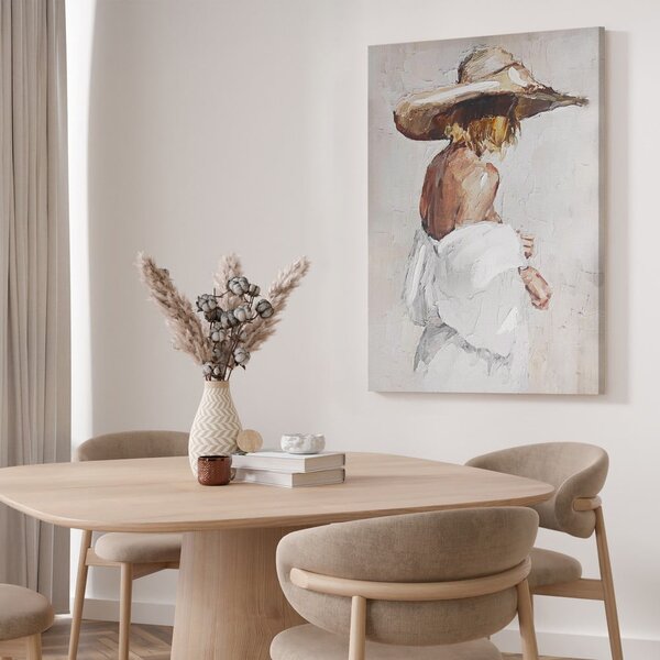 Obraz s ručně malovanými prvky na plátně 70x100 cm Charlotte – Styler