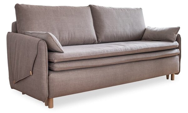 Světle hnědá rozkládací pohovka 207 cm Simon – Miuform