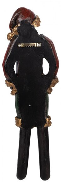 Vánoční dekorace Santa Claus v ležérním stylu – 13x7x39 cm