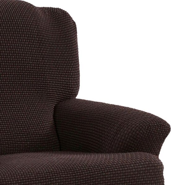 Super strečové potahy NIAGARA čokoládová taburet (40 - 60 cm)