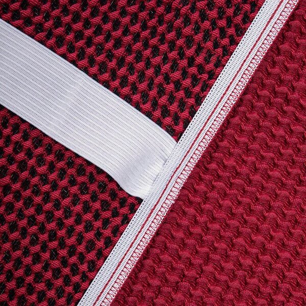 Super strečové potahy NIAGARA bordó taburet (40 - 60 cm)