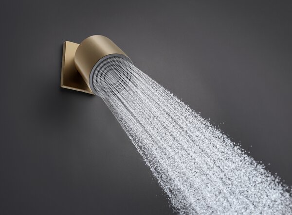 Hansgrohe Pulsify S horní sprcha 105 1jet, kartáčovaný bronz 24130140