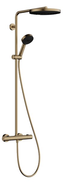 Hansgrohe Pulsify S Puro - Showerpipe 260 1jet s termostatem Ecostat Fine s ruční sprchou 3jet, kartáčovaný bronz 24236140
