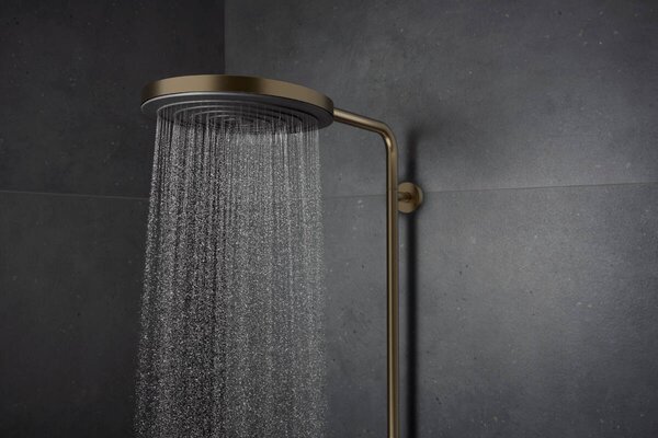 Hansgrohe Pulsify S Puro - Showerpipe 260 1jet s termostatem Ecostat Fine s ruční sprchou 3jet, kartáčovaný bronz 24236140