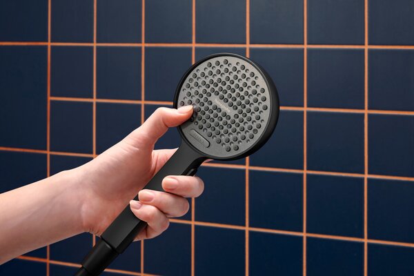 Hansgrohe Activera Select S - Ruční sprcha 95 2jet, EcoSmart, se zesilovačem proudu, černá matná 28035670
