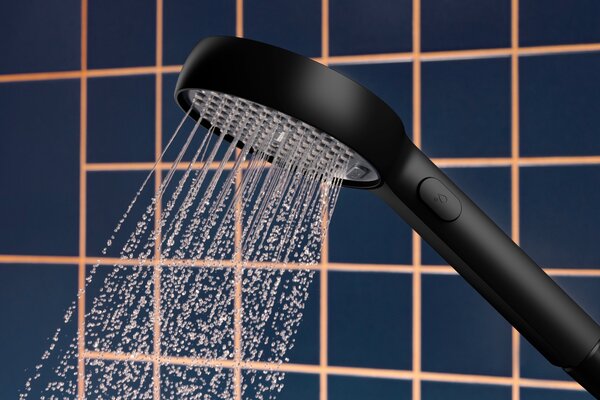 Hansgrohe Activera Select S - Ruční sprcha 95 2jet, EcoSmart, se zesilovačem proudu, černá matná 28035670