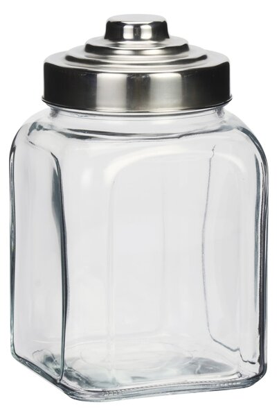 Skleněná dóza Steel Lid 1400 ml