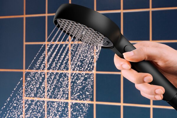 Hansgrohe Activera Select S - Ruční sprcha 95 2jet, EcoSmart, se zesilovačem proudu, černá matná 28035670