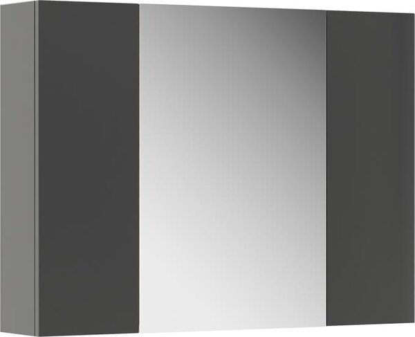 Koupelnová zrcadlová skříňka Vicco Leopold Antracit 80 x 59.2 cm s policemi, Model 56217