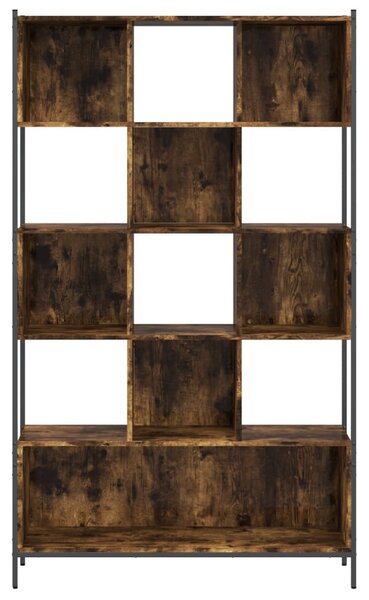 Knihovna kouřový dub 102 x 28 x 172 cm kompozitní dřevo 3213659