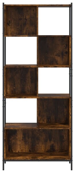 Knihovna kouřový dub 72 x 28 x 172 cm kompozitní dřevo 3213654