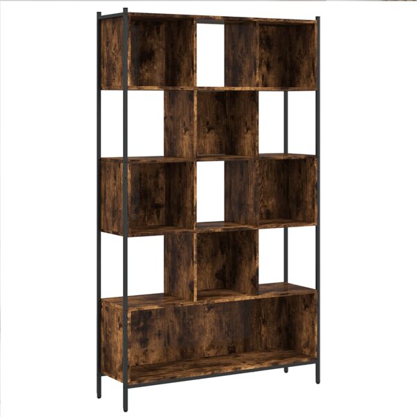 Knihovna kouřový dub 102 x 28 x 172 cm kompozitní dřevo 3213659