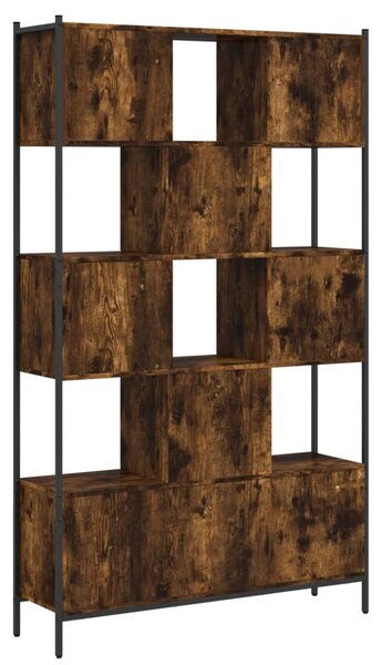 Knihovna kouřový dub 102 x 28 x 172 cm kompozitní dřevo 3213659