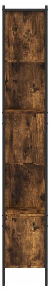 Knihovna kouřový dub 102 x 28 x 172 cm kompozitní dřevo 3213659