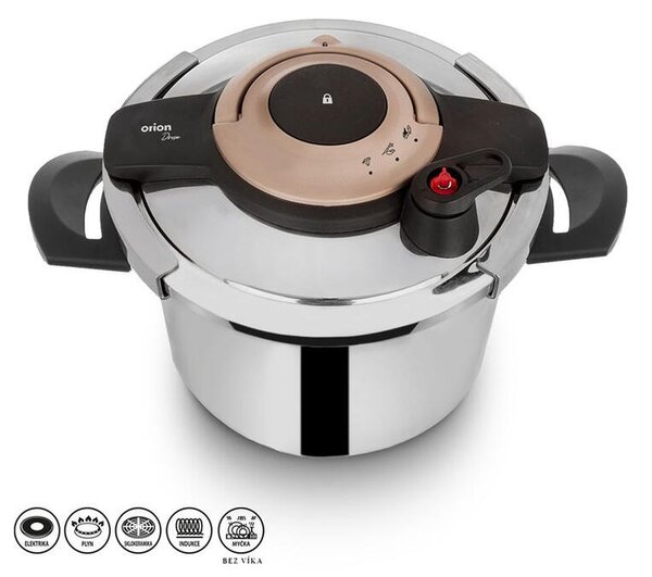 Tlakový nerezový hrnec DRONE 5 l