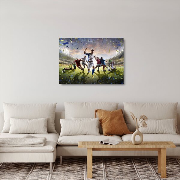 Skleněný obraz - Fotbal (70x50 cm)