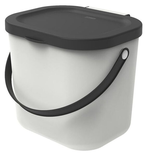 Koš na tříděný odpad ALBULA bílý 6 l