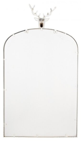 Béžové zrcadlo s jelenem Hert – 58x10x105 cm