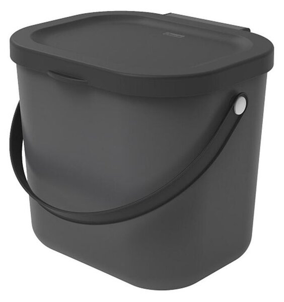 Koš na tříděný odpad ALBULA šedý 6 l