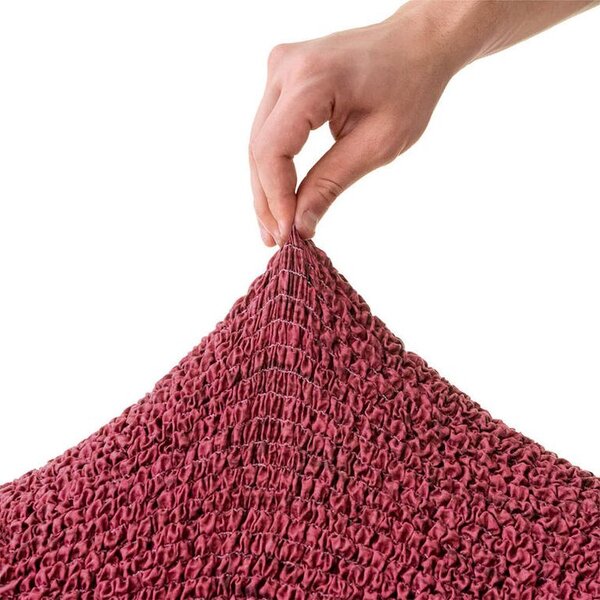 Bielastické potahy VITTORIA bordó křeslo (š. 60 - 110 cm)