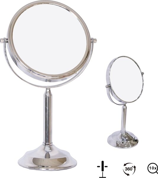 Kosmetické zrcátko Melko 10x zvětšení make-up holení make-up koupelna