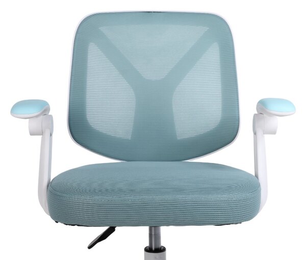 Dětská otočná židle Neoseat JUNI 010 s podnoží — látka, modrá