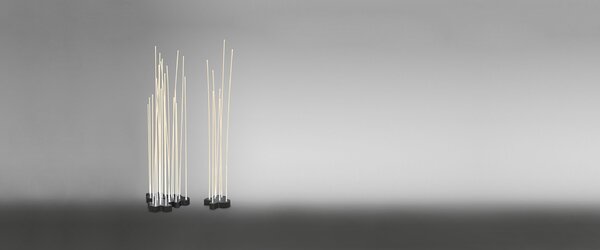 Artemide Venkovní sloupek Reeds Triple, 22 W, IP67