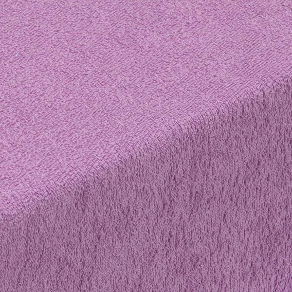 Napínací prostěradlo froté EXCLUSIVE fialové 90 x 200 cm