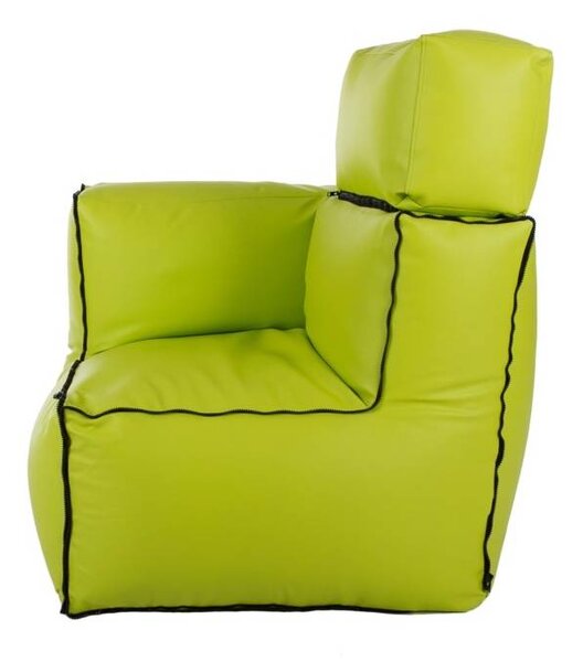 Sedací pytel Zipp Sofa (limetková). Akce -26%