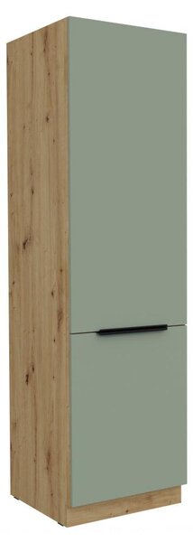 Kondela Potravinová skříň Arsany 60 DK-210 2F - aquamarine / dub artisan