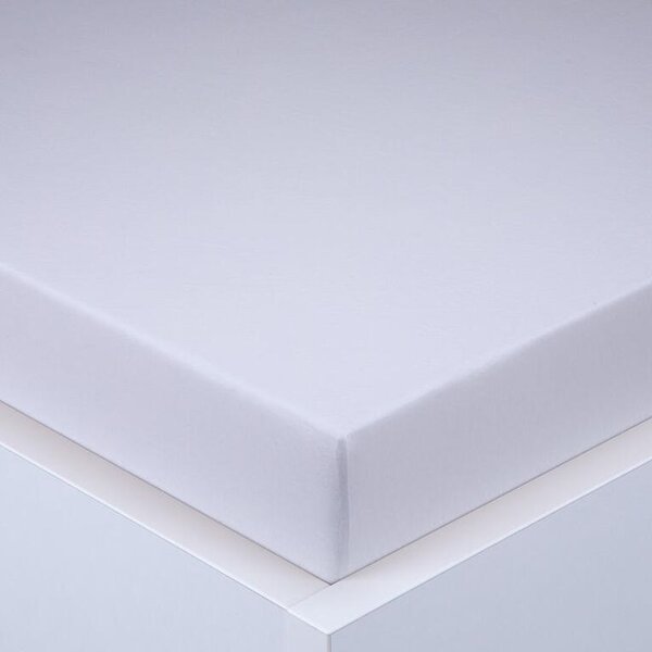 Napínací prostěradlo jersey EXCLUSIVE bílé 90 x 200 cm