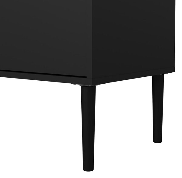 Černý TV stolek 177x57 cm Media – Tvilum