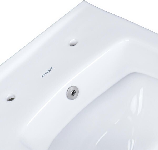 Závěsné WC Creavit Design s funkcí bidetu a sprchy, bílé