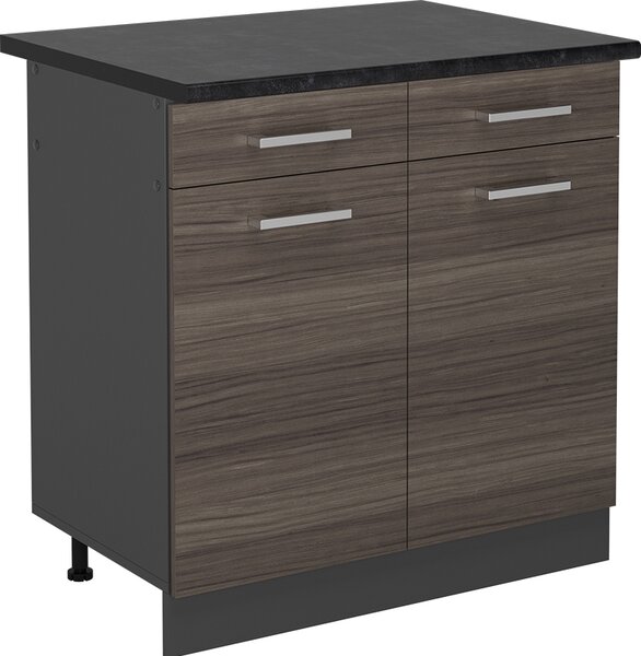 Spodní skříňka kuchyňské linky Vicco R-Line Ušlechtilá šedá 80 cm , PD Antracit, Model 53959