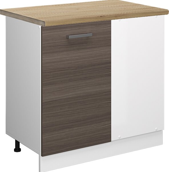 Rohová skříňka Vicco R-Line Ušlechtilá šedá 86 cm , PD Dub, Model 45836